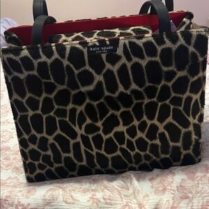 Kate Spade New York Giraffe Pattern Shoulder Bag